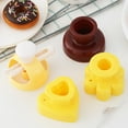 thumbnail image 1 of Ruiboury Donut Embossing Mold Non-Stick Household Gadgets Plastic Cake Decorating Tools Cooking Dispenser Pressing Die Accessories American Type 1Set, 1 of 6