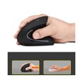 thumbnail image 4 of Wired Wireless 2.4GHz Ergonomic Vertical Optical Mouse for Desktop PC Laptop - Black Wired, 4 of 5