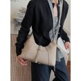 thumbnail image 3 of Sunyeur Womens Vintage Faux Suede Shoulder Bag, Trendy Dumpling Crossbody Handbag Hobo Bag Commuter Satchels, 3 of 6