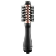 TYMO VOLUMIZER Hot Air Brush, Ionic Hair Blow Dryer & Volumizer with Titanium Barrel for Volume & Smooth Shine, Frizz-Free Styling, Black