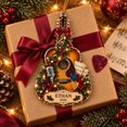 Personalized Acrylic Ornament Christmas Guitar Music Lover - Walmart.com
