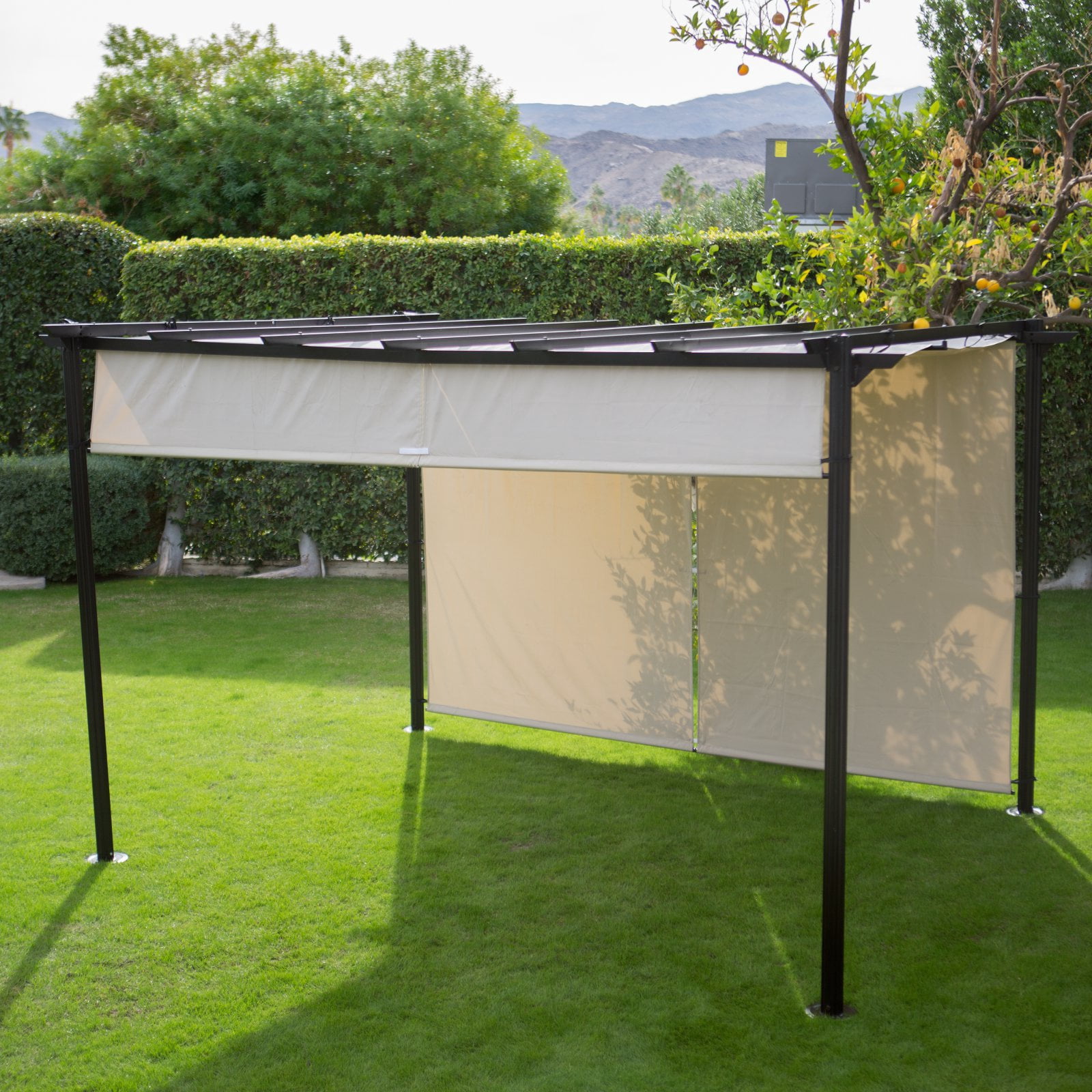 Belham Living Steel Outdoor Pergola 
