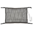 thumbnail image 1 of Cargo Net for Car Interior Roof Storage - Car Ceiling Net Pocket Overhead Top Bag Hanging Sundries Mesh Organizer with Drawstring, 1 of 9