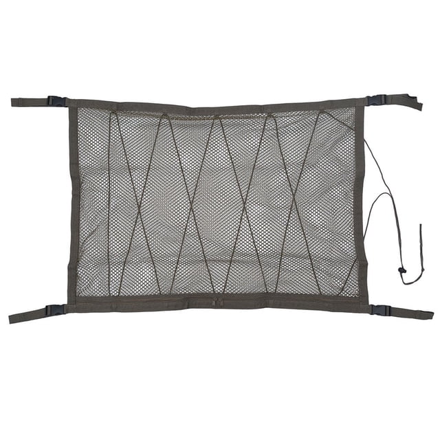 Cargo Net for Car Interior Roof Storage - Car Ceiling Net Pocket Overhead Top Bag Hanging Sundries Mesh Organizer with Drawstring