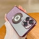 thumbnail image 3 of Funda magnética con MagSafe para iPhone 13 Pro, protección total, delgada, a prueba de golpes, antiarañazos, con purpurina y protector de lente de cámara, vista del logotipo y a prueba de polvo, 3 of 7
