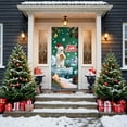 thumbnail image 2 of TIELUTT Rideau de Porte de Noël Intérieur Extérieur Célébration Saisonnière Fête pour Noël pour Maison Porte Jour du Souvenir Événement Décorations Robe de Fête pour Femmes Ensemble de Décorations de Fête Robe de Fête Robe de Fête pour Femmes, 2 of 4