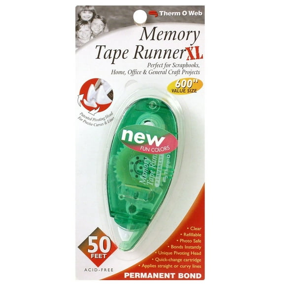 Thermoweb Therm O Web Memory Tape Runner Xl Tape Runner [Pack Of 4] (4PK-3914) 22890-PK4
