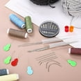 thumbnail image 4 of QUTETN 88 Pcs Hand Sewing Needles Set  6 Different Needles  Large Eye Blunt Needles  Sewing Needles  Beading Needles  Embroidery Needles  Leather Needles Threader for Hand Embroidery Upho, 4 of 7