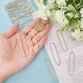 thumbnail image 3 of 20Pcs 2 Colors Alloy Open Back Bezel Big Pendants For DIY UV Resin Epoxy Resin Pressed Flower Jewelry Rectangle Mixed Color 60.5x14x1.5mm Hole: 4x2mm 10pcs/color, 3 of 7