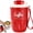 Red, variant on Portable Coffee Vacuum Flask, Thermal Insulated Water Bottle with Lid & Handle, Keeps Drinks Hot & Cold