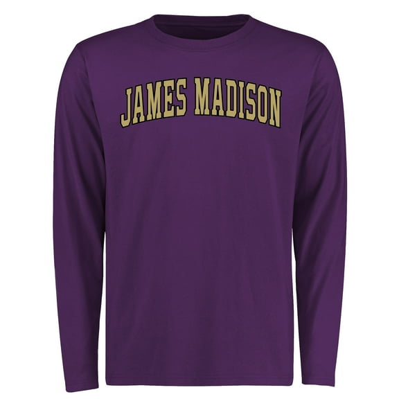 Men's Purple James Madison Dukes Everyday Long Sleeve T-Shirt