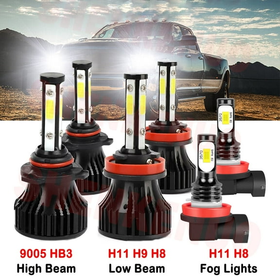 H11 9005 High&Low Beam for Subaru Forester 2014 2015 2016 2017 2018 LED Headlights Fog Lights 6pcs