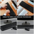 Wireless Keyboard Mouse for Desktop Computer Laptop without Battery