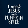 thumbnail image 6 of Wild Bobby I Need Jesus & Pumpkin Spice Inspirational/Christian Men Graphic Tee, Navy, 5X-Large, 6 of 6