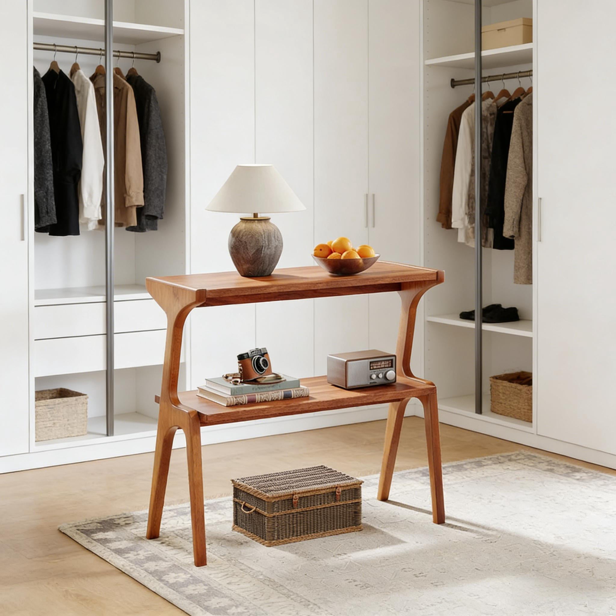 2-Tier Side Table, Farmhouse End Tables