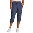 thumbnail image 3 of RBX Active Women's Lightweight Woven Capri Pant With Pockets, 3 of 5