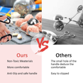 thumbnail image 3 of 2 PCS None-Stick Meatball Maker with Detachable Anti-Slip Handles, Stainless Steel Meat Baller Tongs, 3 of 5