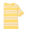 thumbnail image 3 of Wonder Nation Boys Stripe Tee with Short Sleeves, Sizes 4-18 & Husky, 3 of 4