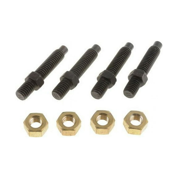 Front Exhaust Flange Stud and Nut - Compatible with 1990 - 1996 Ford F-150 1991 1992 1993 1994 1995