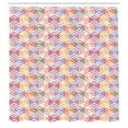 thumbnail image 2 of Ambesonne Geometric Shower Curtain, Retro Hexagonal Pattern, 69"Wx75"L, Pale Green, 2 of 4