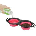 thumbnail image 3 of Dog Bowl, Foldable Pet Feeder Bowl, Collapsible Silicone Food Water Feeder for Outdoor Travel, 3 of 7