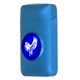 thumbnail image 2 of Estuche para cigarrillos recargable por USB con encendedor resistente al viento con capacidad para 19 cigarrillos de 84 mm a 100 mm, color Blue Eagle, 2 of 14