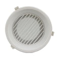 thumbnail image 4 of Cubierta de ventilación redonda Cubierta de ventilación de pared Fácil de ventilar Rejilla de de aleación de aluminio, 4 of 8