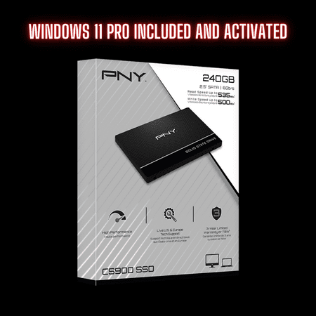 (Windows 11 Pro Installed and Activated) 240GB PNY SSD