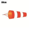thumbnail image 1 of Red+White Airport Windsock Rip-Stop Polyester Wind Measurement Sock Bag, 1 of 7
