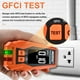 thumbnail image 2 of Probador de Tomacorrientes con GFCI: Comprobador de Receptáculos Eléctricos con Pantalla Digital LCD, Comprobador de Tomacorrientes con Enchufe Estadounidense, 2 of 10