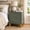 Olive, variant on Atumcto 2-Drawer Fluted Nightstand, Wood Bedside Table with Solid Wood Legs & Metal Handles for Bedroom & Living Room, Olive