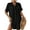 Black, variant on Bsubseach Women Beach Cover Ups Swiss Dot Shirt Dresses Button Down Swim Coverup Vacation Outfits