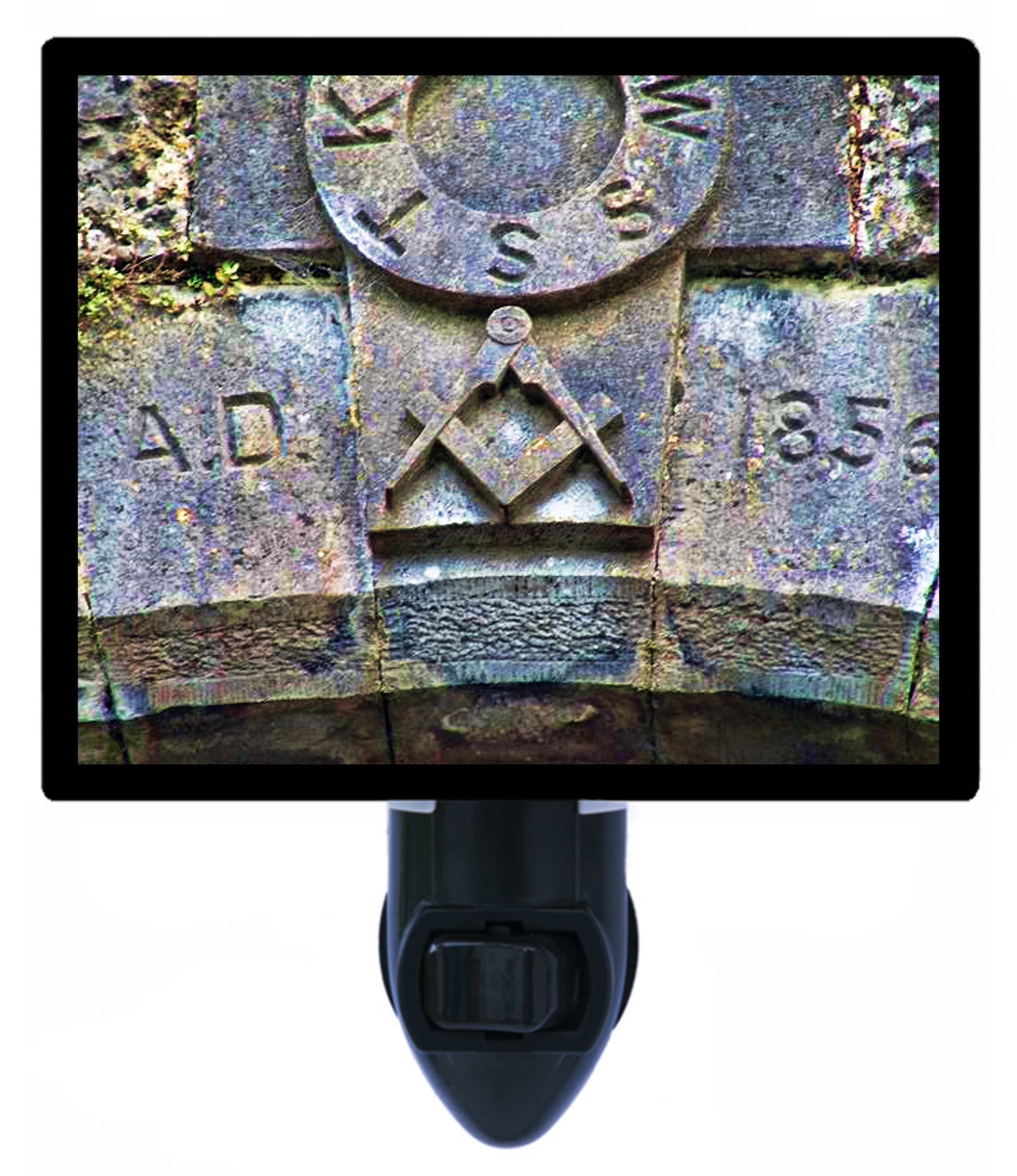 Masonic Decorative Photo Night Light Plus One Extra Free Switchable