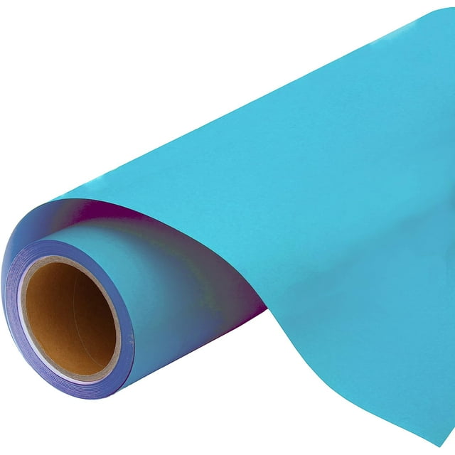 Sky Blue Heat Transfer Vinyl Film HTV | Solid Color | Custom Cut Roll ...