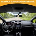 thumbnail image 2 of Unique Bargains 150x Suede Headliner Fabric 12"x57" Foam Back for Car Interior Roof Repair Black 12" L × 57" W, 2 of 7