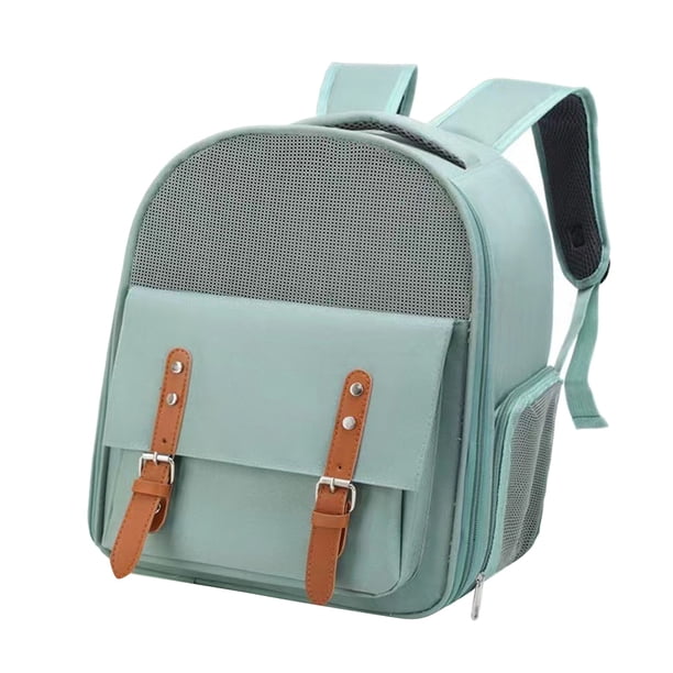 Bolsa de transporte para mascotas, mochila para transportar mascotas, mochila de malla transpirable para mascotas, bolsa de transporte para mascotas transpirable, compacta y ligera Jadeshay A