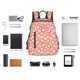 thumbnail image 4 of Disketp Beige Flowers Mochila Ligera e Impermeable, Mochila de Día Resistente para Viajes, Senderismo y Uso Diario para Hombre y Mujer, 4 of 7