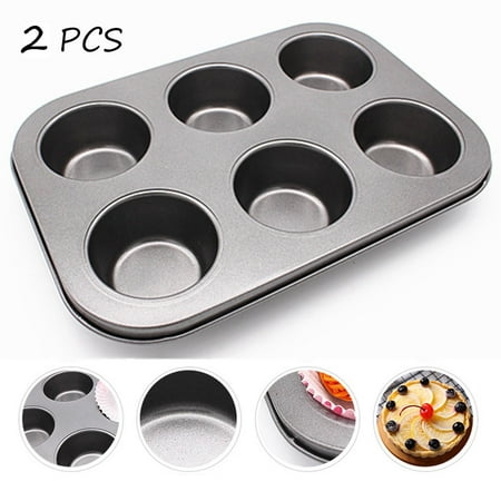

CYMMPU Carbon Steel Cake Mould Carbon Steel Half Ball Mould Diy Chocolate Cupcake Cake Muffin Baking Mold Black