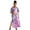 Purple, variant on Edolynsa Colorful Kaftan for Women Beach Wear Wedding Caftan Dress Plus Size Butterfly Swimsuit Cover up