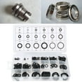 thumbnail image 4 of YiBai Universal Metric Rubber O-Ring Assortment Set Gasket Automotive Seal SAE Kit, Black, 225PCS, 4 of 8