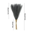 thumbnail image 3 of CuiLiyq Halloween Artificial Flowers for Decoration, Faux Pampas Grass, Suitable for Festival Wedding Party Decoration, Contemporary Interior Decor (Gray), 3 of 6