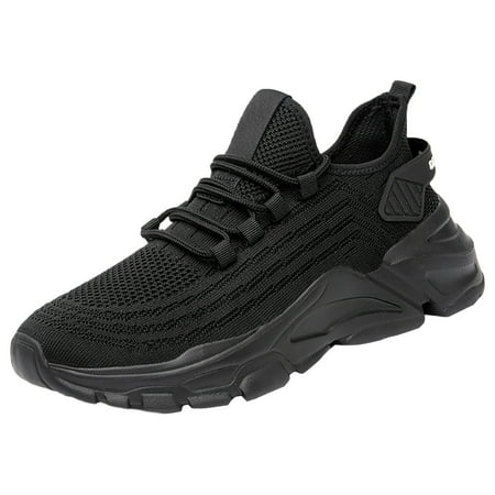 XDDST Mens Shoes Casual Oversized Lightweight Men Sneakers Breathable Woven Mesh Sports and Running Trainers Men Versatile Travel and Leisure Shoes