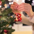 thumbnail image 4 of 26 Letter Christmas Ornaments Alphabet Dinosaur Pendant Acrylic Christmas Tree Decorations Personalized A to Z Hanging Decor for Kids Xmas Gift, 2D, 4 of 4
