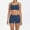 B Blue, variant on HAPIMO Women's Workout Sets Casual Comfy Trasuits Slim Fitted Crop Tops High Waisted Tummy Control Spandex Booty Volleyball Shorts for Yoga Dance Pink XL