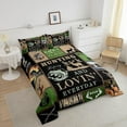 thumbnail image 3 of Big Pike Fish Bedding Set Deer Comforter Set Fish and Hunt Duvet Set Antlers Fish Fishing Rod Inner Fill Comforter Set, 3 of 6
