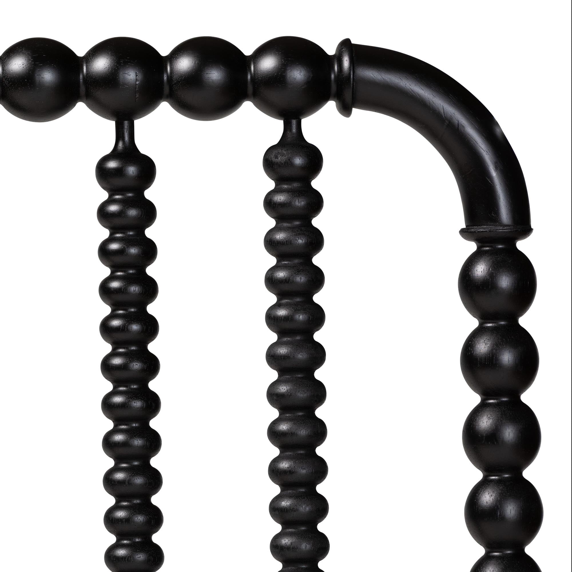 Baxton Studio Finley Traditional Headboard, Queen, Black