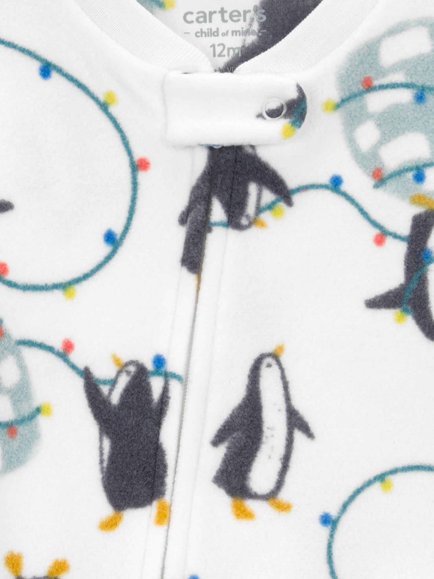 Carter's Child of Mine Baby and Toddler Holiday Pajama, One-Piece, Sizes 0/3M-5T