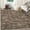 Brown, variant on Twister.CK Modern Abstract Area Rugs, 8' x 10' Washable Rug, Contemporary Neutral Carpet, Non Slip Stain-Resistant Rug for Living Room Bedroom Home Decor, Brown