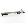 thumbnail image 5 of International HX520 SFFA Tandem Tractor with Flat Bed Trailer, Light Gray and Silver - Diecast Masters 71041 - 1/50 scale Diecast Model Toy Car, 5 of 5