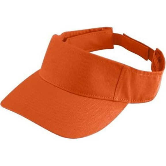 6225A Adult Sport Twill Visor - Orange, All